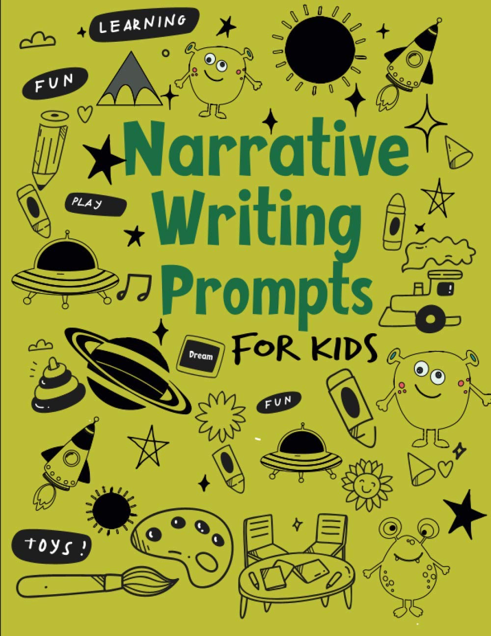 Narrative Writing Prompts For kids: Writing Prompts, Narrative Skills | Immagination Growth Mindset Questions | Story Starters to Help Children ... | Journal for kids| Draw And Write Notebook