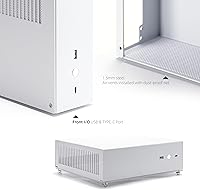 Vista 5 de Caja Mini Itx - Nuevo K29 (Acero), 2 Manijas que Pueden Instalarse, Panel Ventilado - 2 Paneles Laterales de Acero y 1 Acrílico / Caja SFF de 4L