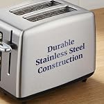 Elite Gourmet 2-Slice Toaster with Digital Countdown, Extra-Wide Slots for Bagels & Thick Bread, One-Touch Presets, Stainless Steel, Defrost/Reheat/Cancel