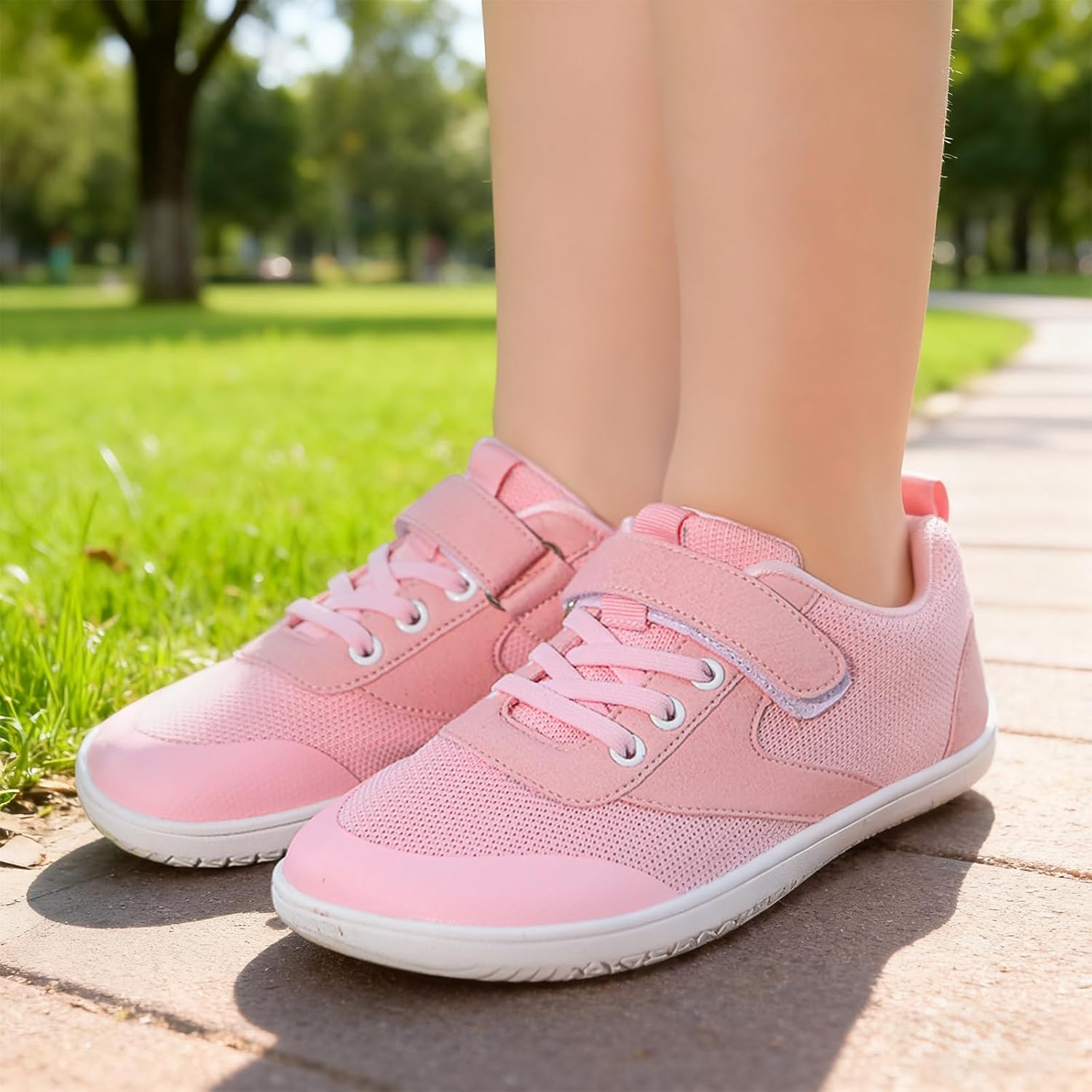 IFFEI Barefoot Shoes for Kids Toddler Girls Wide Toe Slip On Sneakers Boys Hiking Footwear