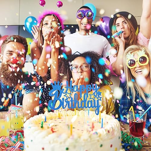 Miniatura 6 de Decoración para tartas de cumpleaños, decoración de pastel de cumpleaños, letrero de feliz cumpleaños, decoración de pastel de cumpleaños,