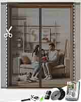 Zanzariera Magnetica Regolabile ARCOL Per Porte - 200x240 Cm Nero - Foto 7