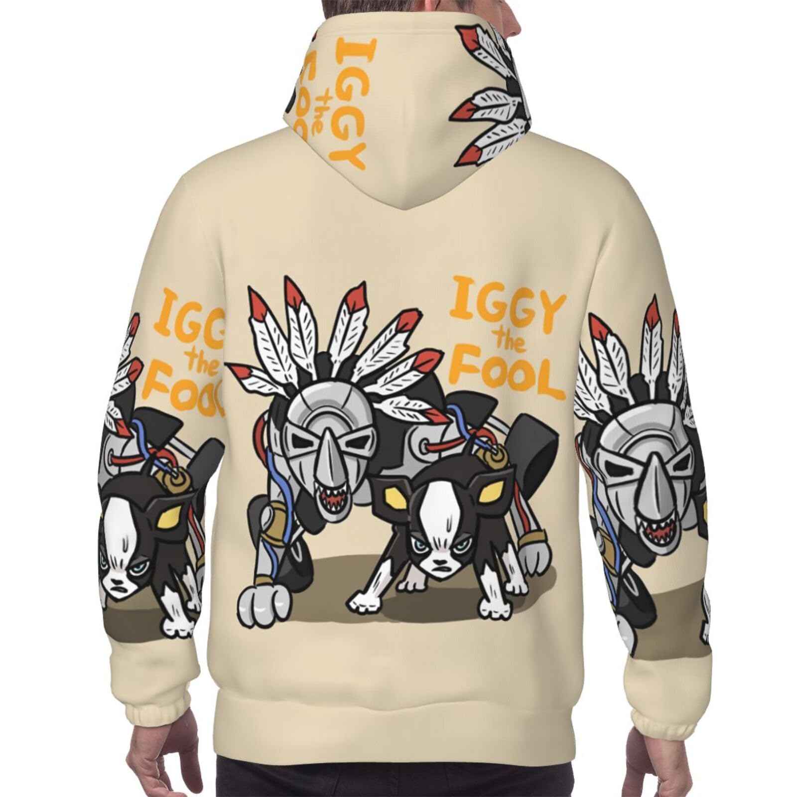 Amazon.co.jp: ジョジョの奇妙な冒険 イギー パーカー メンズ