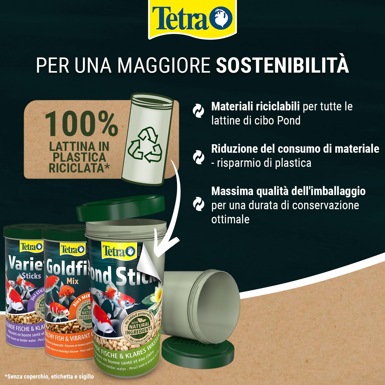 Tetra Pond Sticks 1 L Mangime per Pesci di Stagno