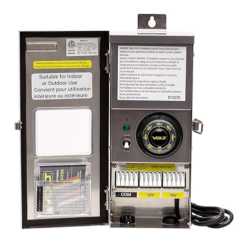 Miniatura 2 de VOLT Transformador de bajo voltaje de línea delgada de 150W (12V15V) con temporizadorfotocélula para iluminación de paisaje LED