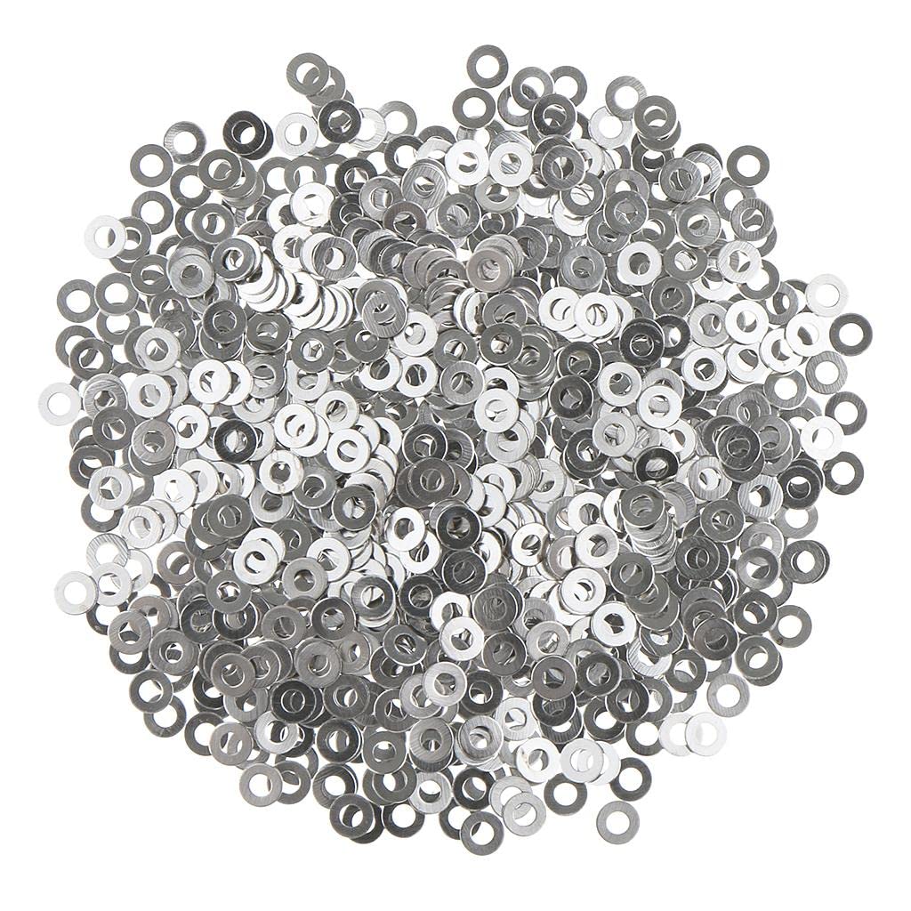 ATORSE™ 1000 Piece Stainless Steel Frameless Glasses Spectacle Screw Flat Washer 1.4Mm|Business & Industrial | Fasteners & Hardware | Hardware Washers-image-41