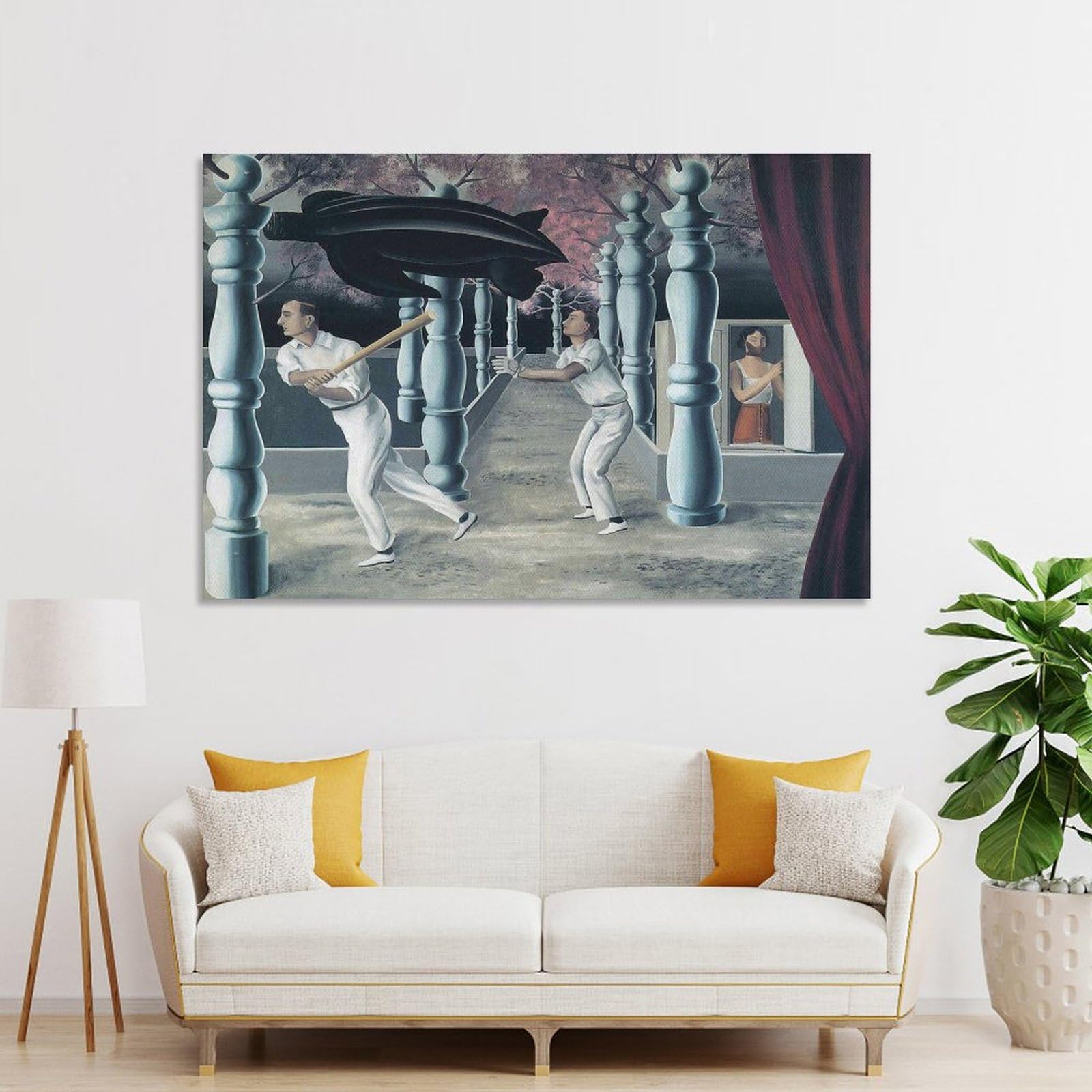 額装済/誘惑者（ルネ マグリット） 誘惑者（ルネ マグリット） ポスター販売のアズポスター