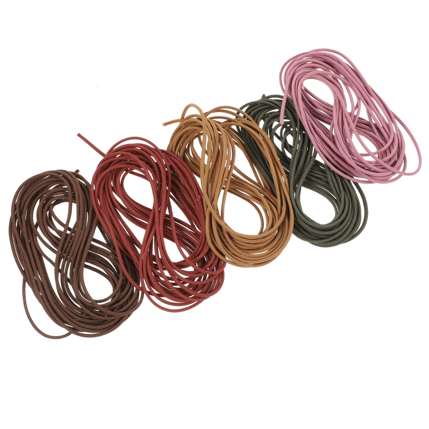 ABOOFAN 25stücke Elastische Schnur Für Schmuckherstellung Armbänder Und Haargummis Hohe Elastizität Pro Farbe Vielseitig Einsetzbar Hautfreundlich Und Langlebig