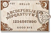 Handmade Medium Classic Wooden Spirit Board with Planchette - Premium Birch Ouija Style Talking Board by CM Originals