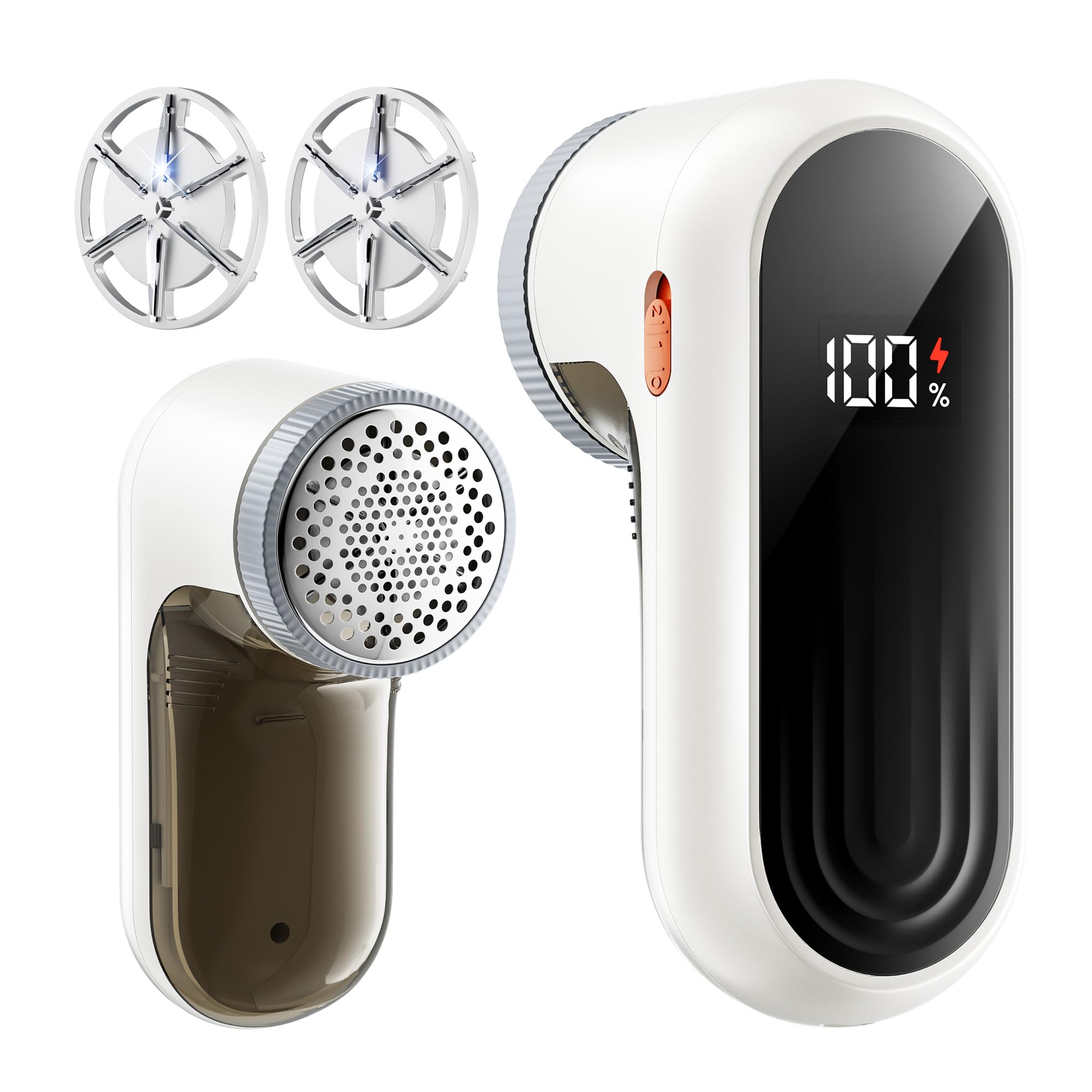 POPCHOSE Bobble Remover for Clothes, Rechargeable Lint Remover, LED Display