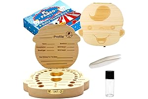 Keepsake Baby Tooth Holder for Boys | Lost Tooth Organizer for Kids