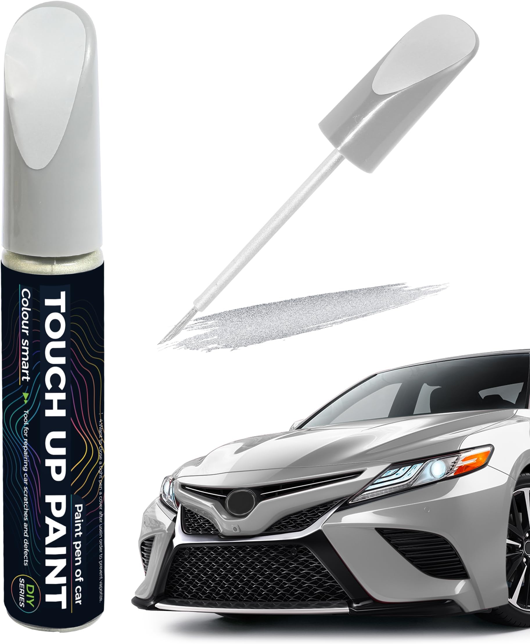 Touch Up Paint Pen,Touch Up Paint for Cars,Car Accessories Car Touch Up Paint, Automotive Paint Pen Scratch Repair,Car Remover Scratch Paint Pen,Car Paint Pen for Erase Car Scratches (Silver)