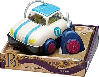 B. toys- Rally Ripster-Remote Control Car â€“ RC Car for Toddlers, Kids â€“ Light-Up Toy Car â€“ Toy Vehicle â€“ 12 Months +