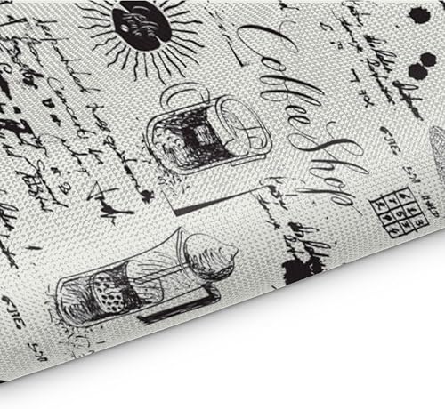 Miniatura 3 de Modern Retro Theme Placemats Set of 4 Table Mats Washable Placemat Waterproof Place Mats for Party Home Dining Table Decor 18x12 in