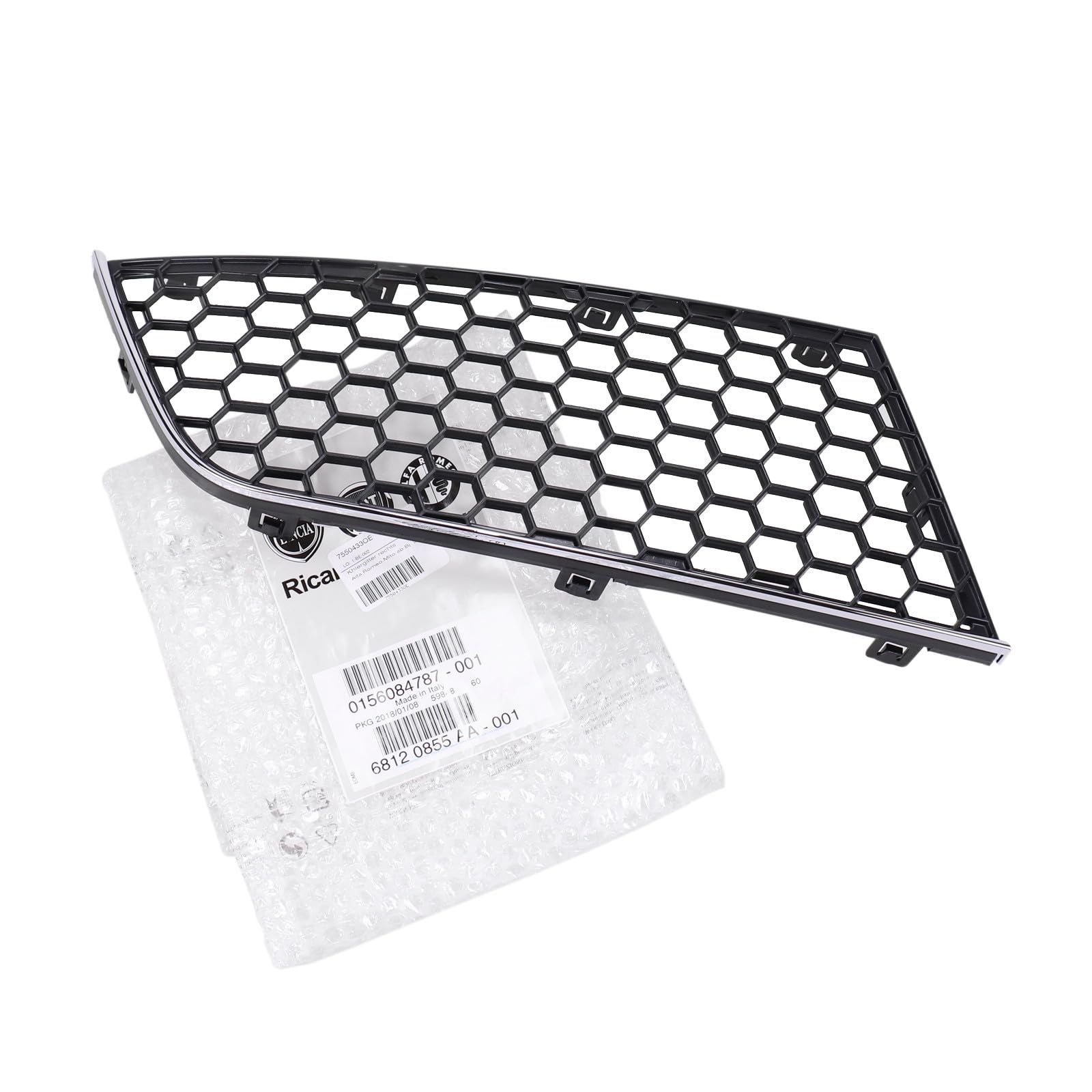 Griglia Radiatore Sportiva A Nido D'Ape Per VW Golf 7 - Con Barra Rossa, Qualità OEM - Foto 9