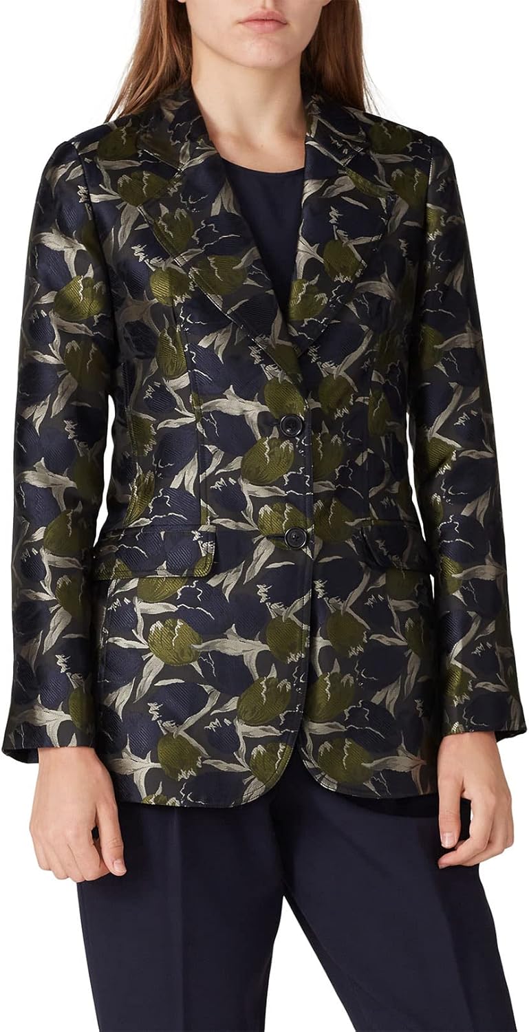 Women's Contemporary Tulip Print Suit Jacket - Image 3