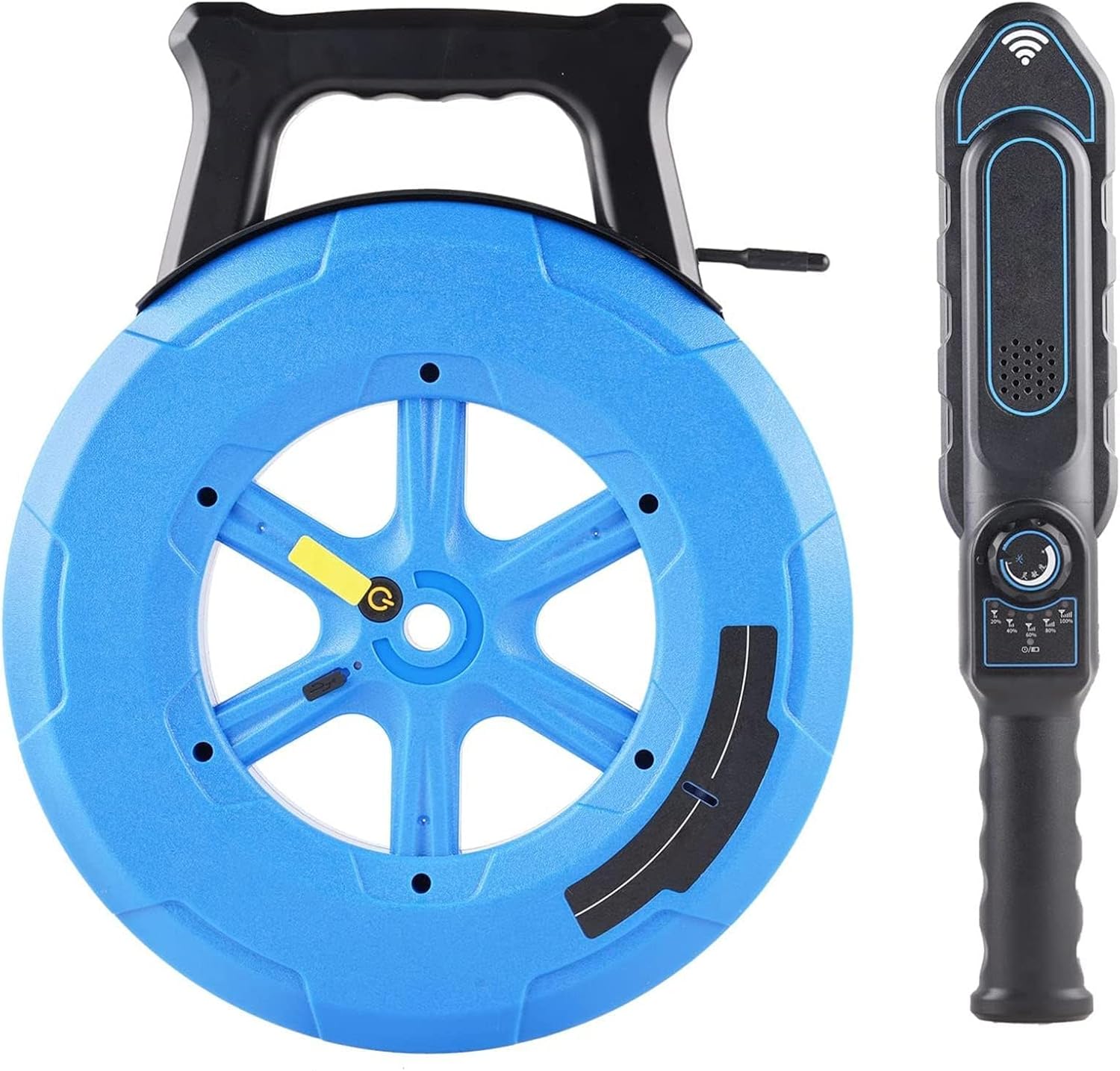 20/30/40M Pipe Blockage Detector Locators, Adjustable Sensitivity Pipeline Detector Pipe Locators Wall Pipe Scanner For PVC Metal Water Pipes(40m)