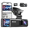 REDTIGER 4K Dash Cam Front Rear, STARVIS 2 Sensor, Free Card Included, 5.8GHz WiFi-20MB/s Fast Download, Dash Camera for Cars with GPS, WDR Night Vision, 170°Wide Angle, 24H Parking Mode(F7NP)
