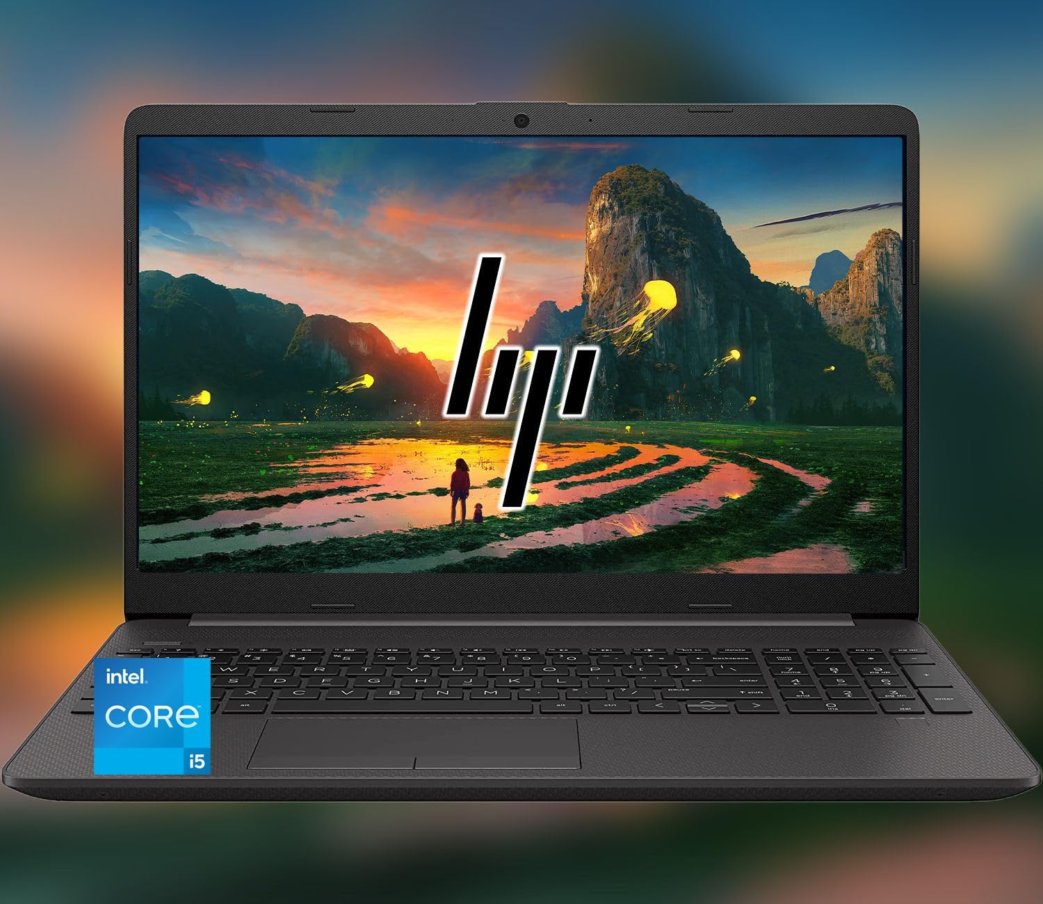 HP 250R G9 Laptop, 15.6 FHD 1920 x 1080 Display, 16GB RAM 512GB SSD, Intel i5-1335U CPU, WiFi 6, HD Audio, Anti-Glare Coating, Up to 8.75 Hours Battery Life, HD Camera w/Temporal Noise Reduction