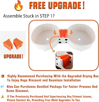 Enclosure for Bambu Lab AMS Lite Multi-Color 3D Printing System Fully Sealed Filament Storage With Drying Box Allow Vertical Placement(4 Hygrometers Included)(Enclosure Only Excluding AMS Lite)