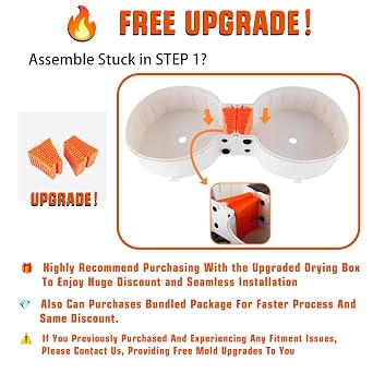 Upgraded Central Drying Box Accessories Compatible with Howarx AMS Lite Enclosure(1 Pair)