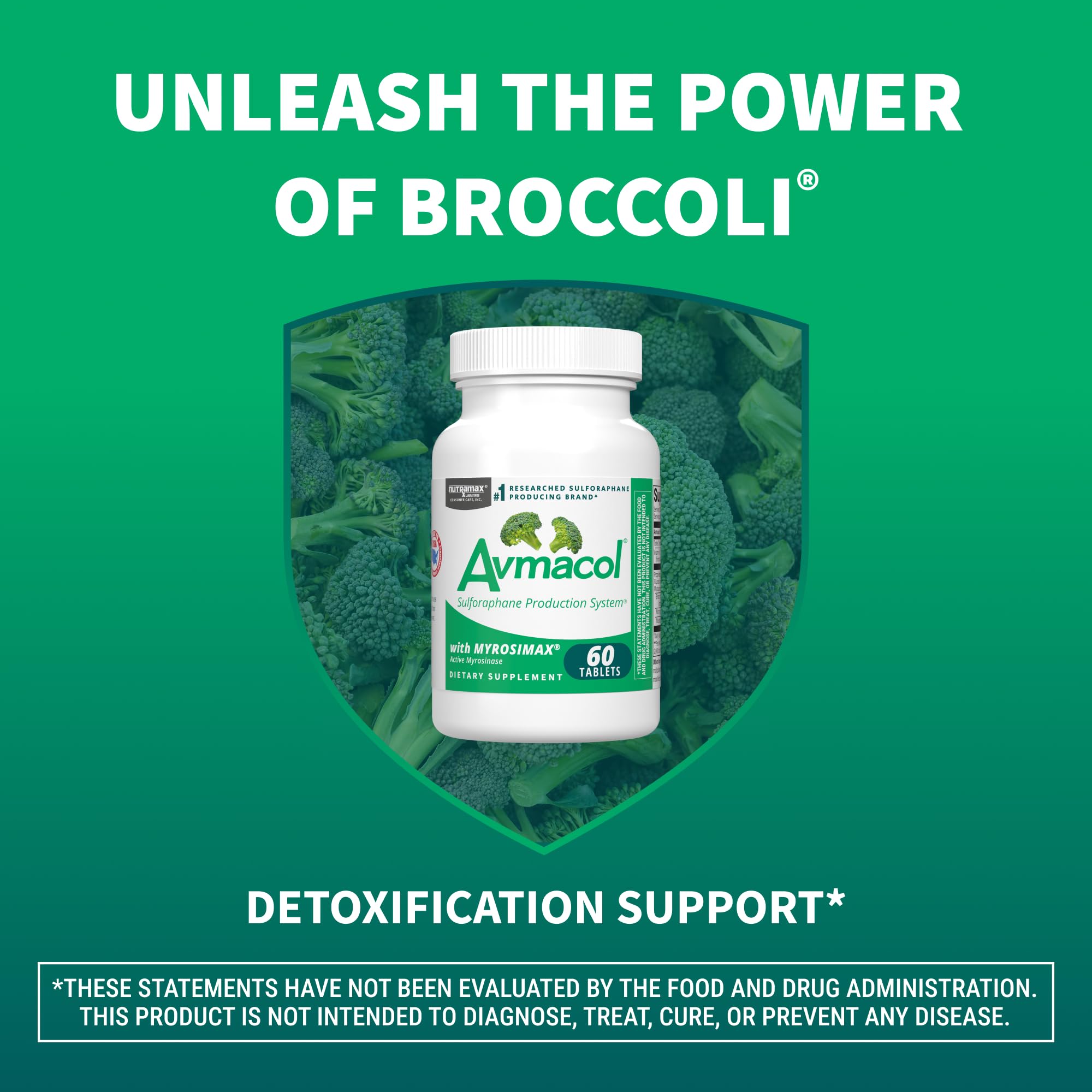 Nutramax Avmacol Sulforaphane Producing Supplement for Detox, 60 Tablets — Amazon image 4