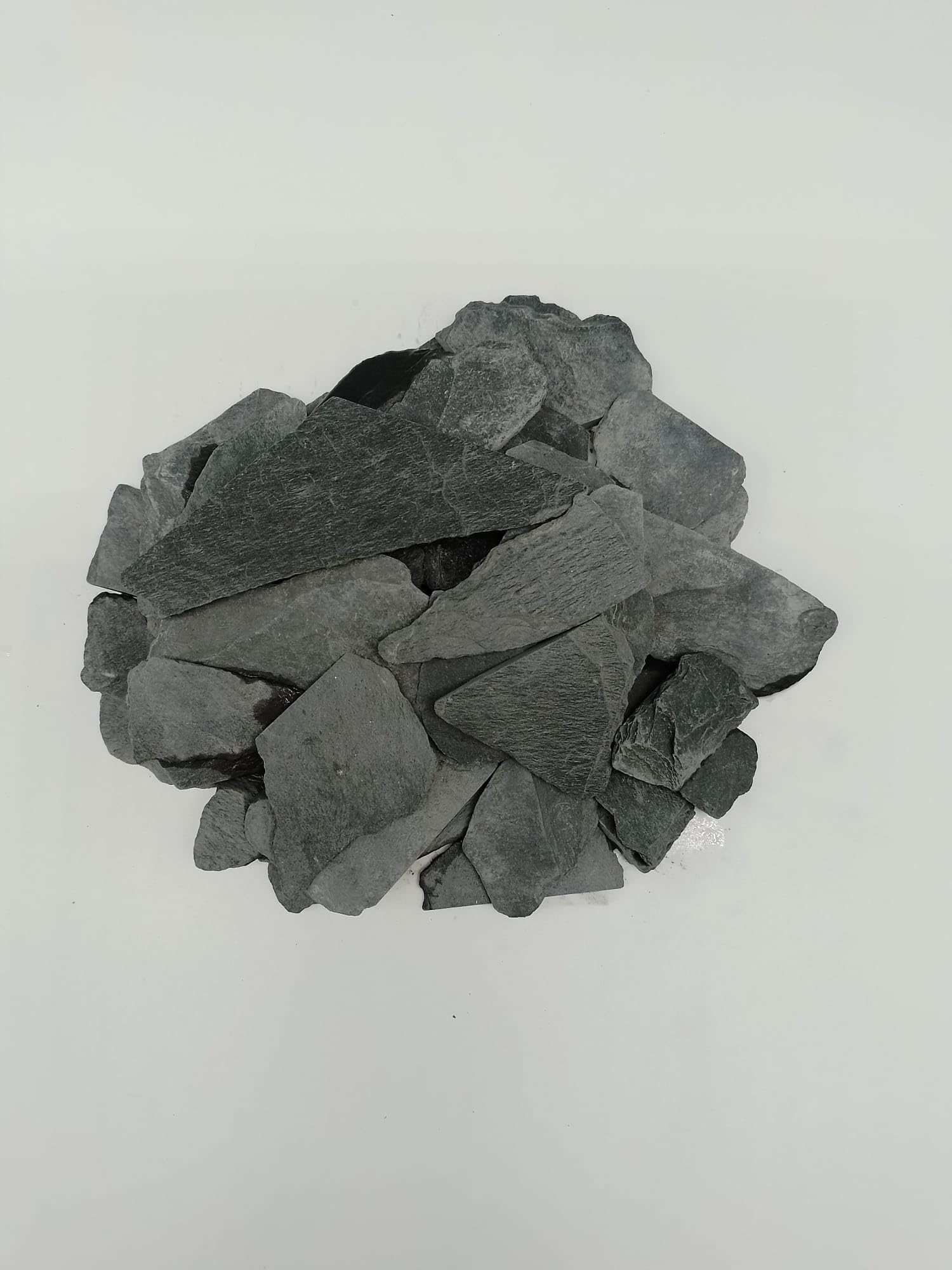 Schiefer Splitt 25 Kg – Gebrochene Platten 5-20 Cm Für Wege, Beete & Deko – Naturfarben & Frostbeständig