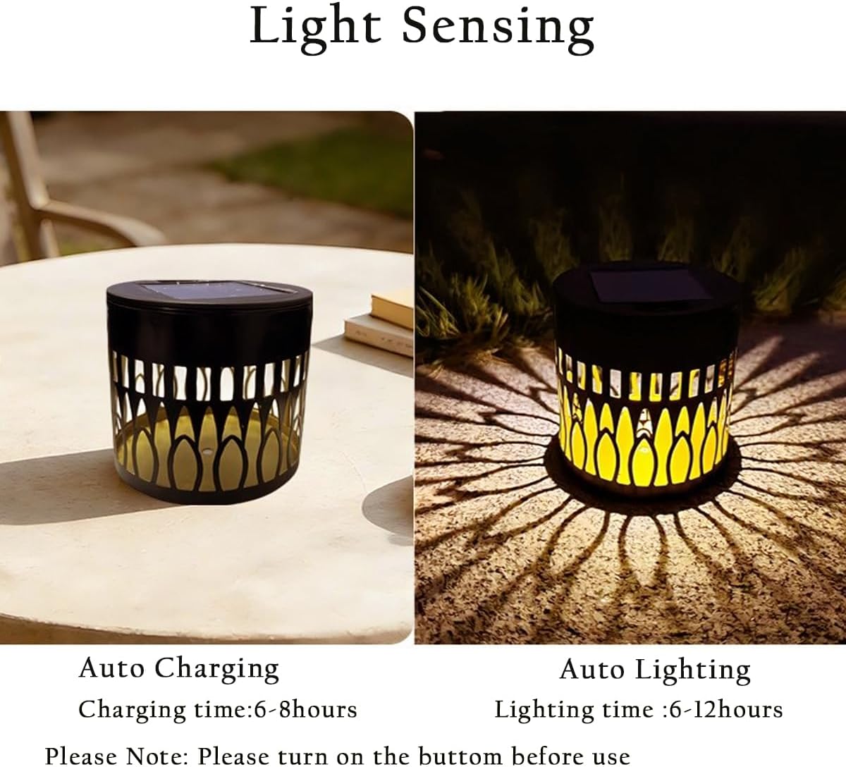 4Pcs Retro Solar Outdoor Lanterns, Waterproof Wall Mount & Tabletop image 5
