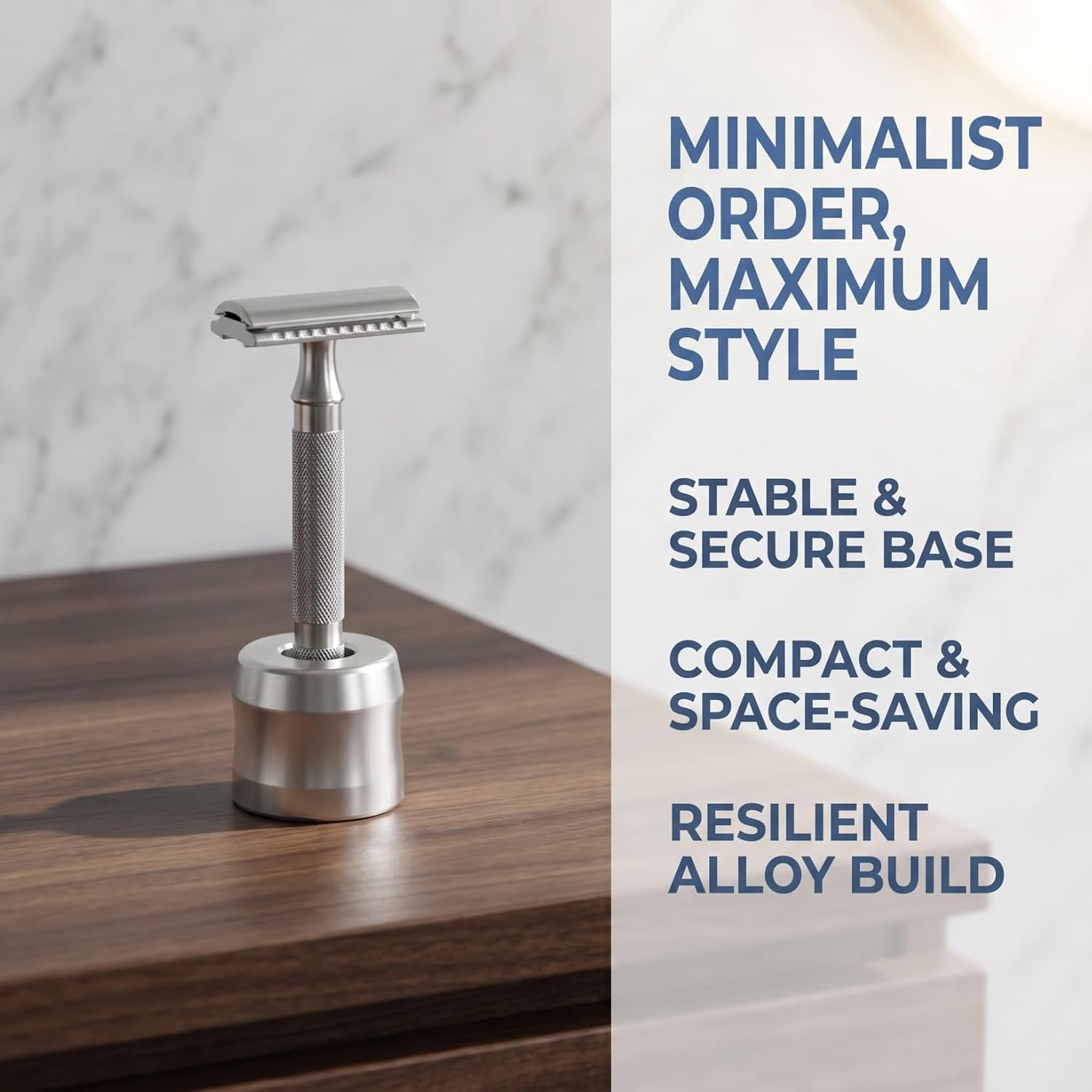 Men's Safety Razor Stand Harrys Razor Holder Aluminum Alloy Base Shaver Organizer