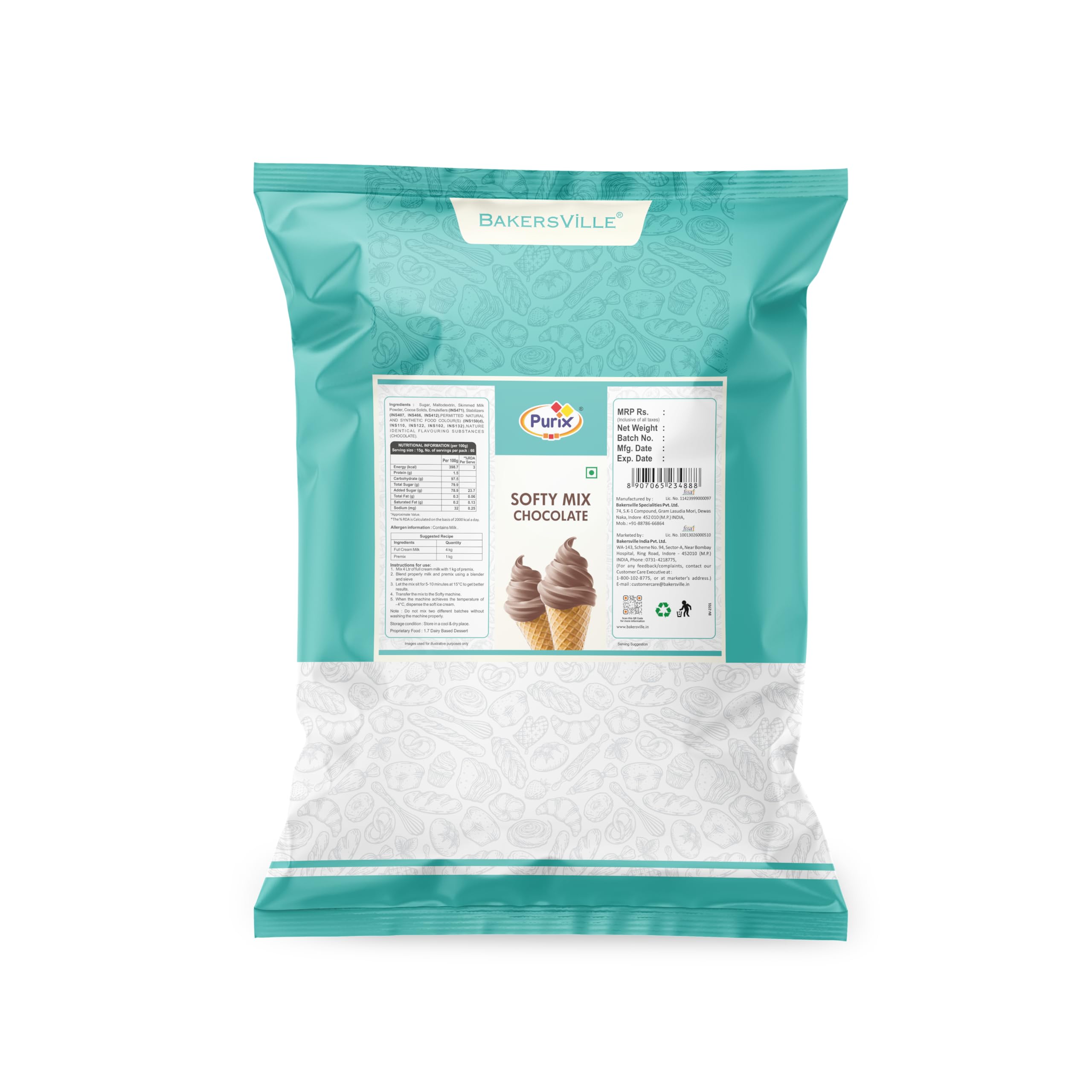 Purix Softy Mix Chocolate 1Kg (B0CW6DJ6MT) Amazon Price History, Amazon Price Tracker