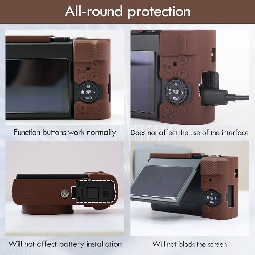 DC-TZ99 お得なセット超美品 シリコンカバー速写ストラップ保護フィルム2枚 Amazon | for LUMIX DC-TZ99 ケース+2枚フィルム シリコーン