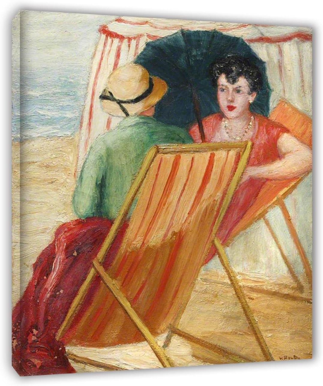 van Houten Famous Paintings Framed Reproductions'Two Ladies in