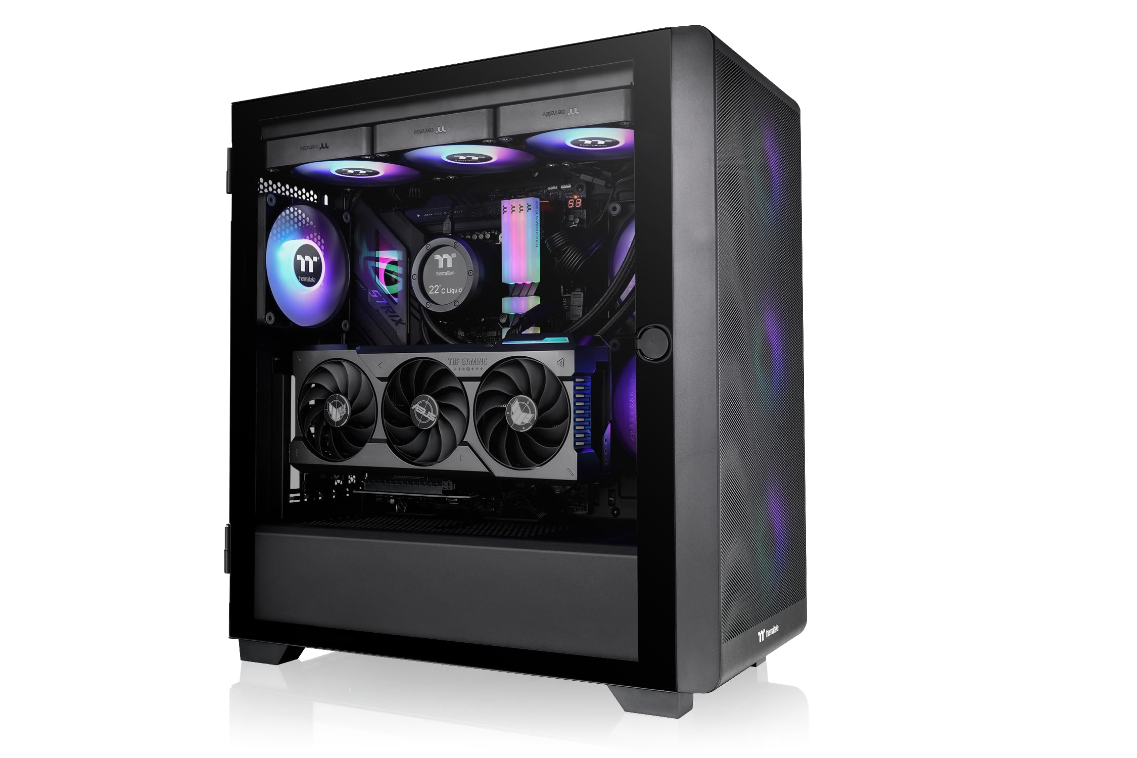 PC- Case Thermaltake S250 TG ARGB Black