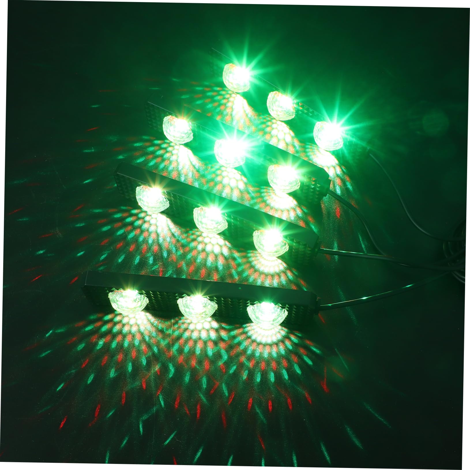 Cabilock 1PC Colorful Car Atmosphere Lamp LED Decorative Underbody Light Sound Controlled Foot Sole Lamp for Vehicle Interior Modification Low Power High Brightness Firm Installation for