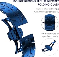 Vista 63 de WINGLE Correas de titanio para Apple Watch Band Ultra 3/2/1 Band Ultra de 1.929 in Series 11 10 1.811 in 1.772 in 1.732 in 1.654 in SE 3/2/1 Series