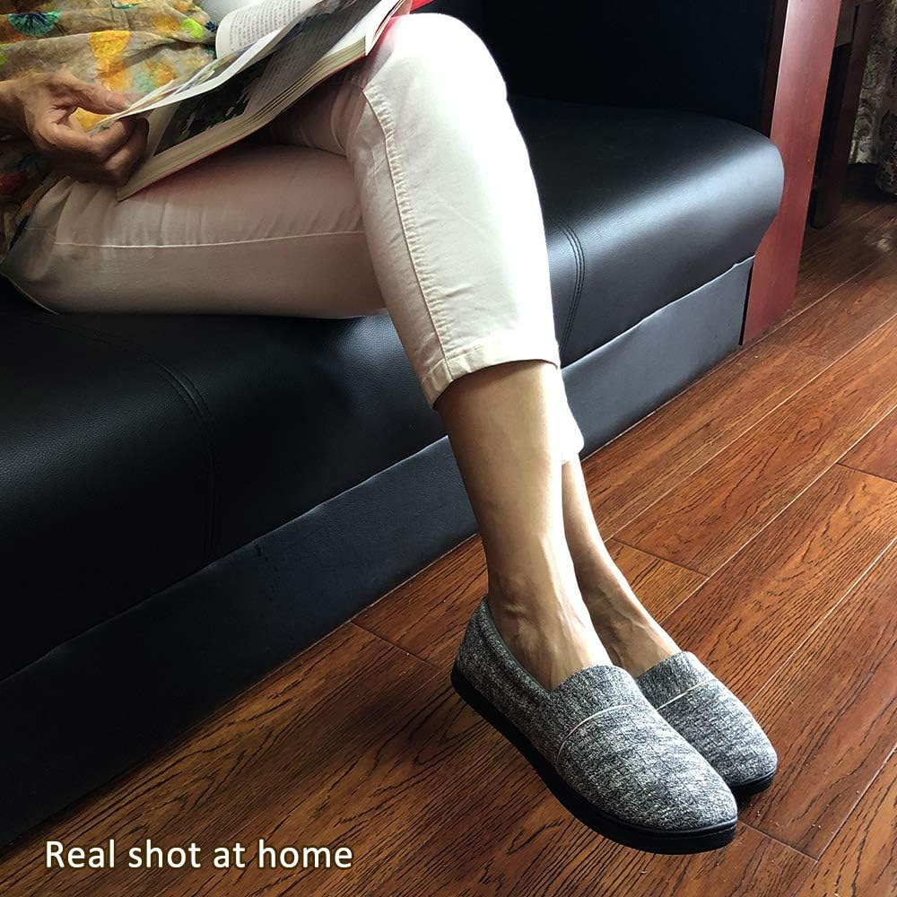 Urbancolor Women Washable Closed Back Indoor Slippers Anti-Slip House Slipper Breathable Home Shoes - Image 2