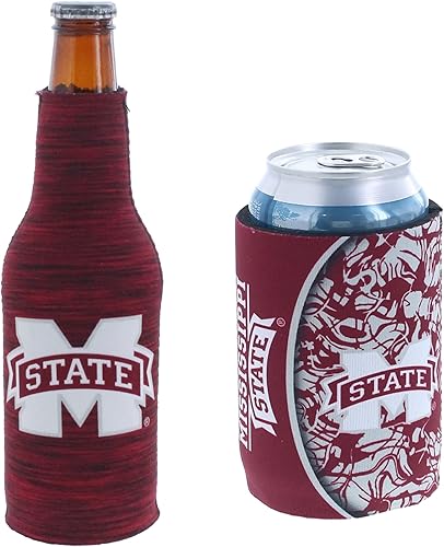 Miniatura 58 de Set de refrigeración y aislamiento de latas y botellas con el logo de NCAA en color del equipo de la universidad Escudo/Logo del estado