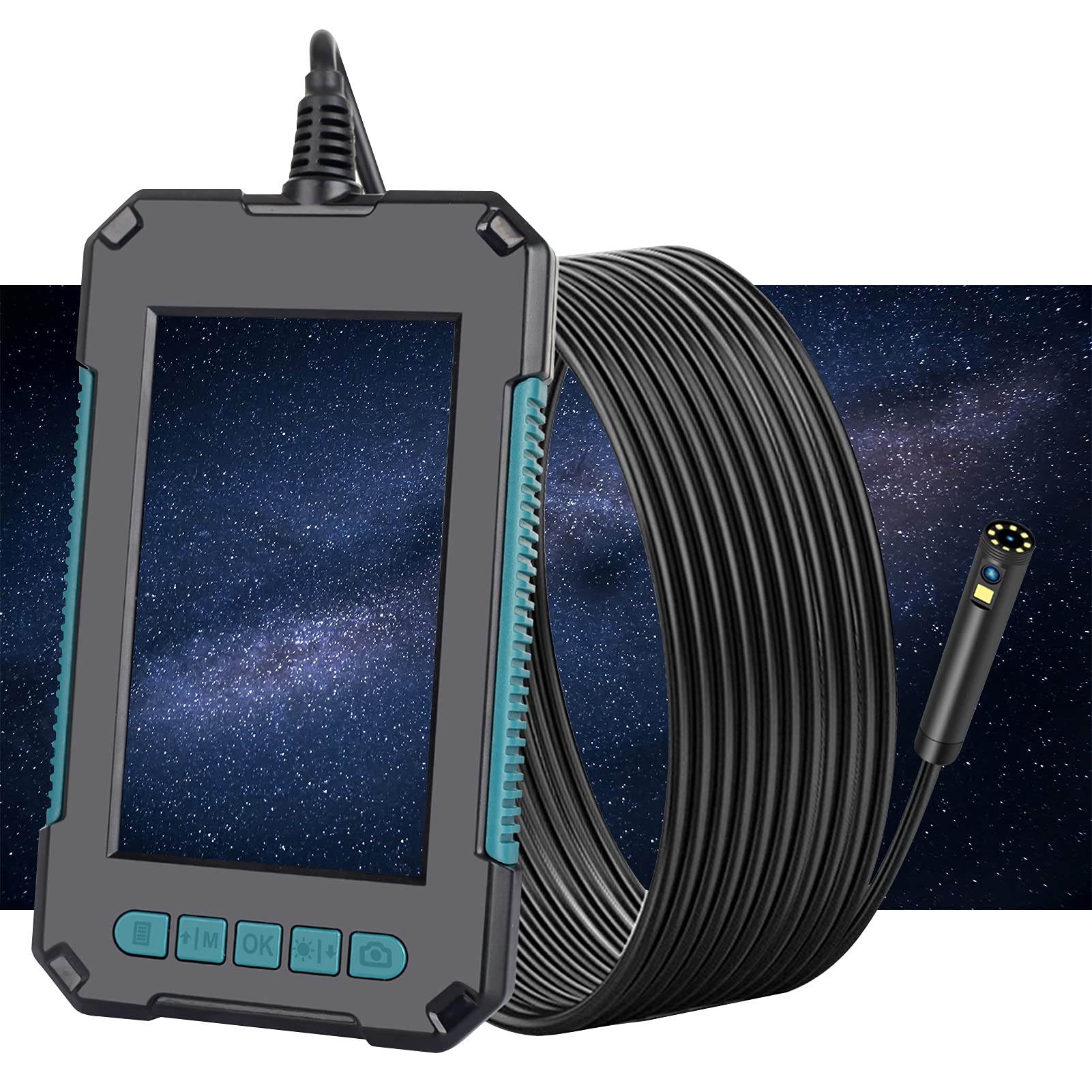 Amazon.co.jp: ファイバースコープ デュアルレンズ 検査カメラ 工業用