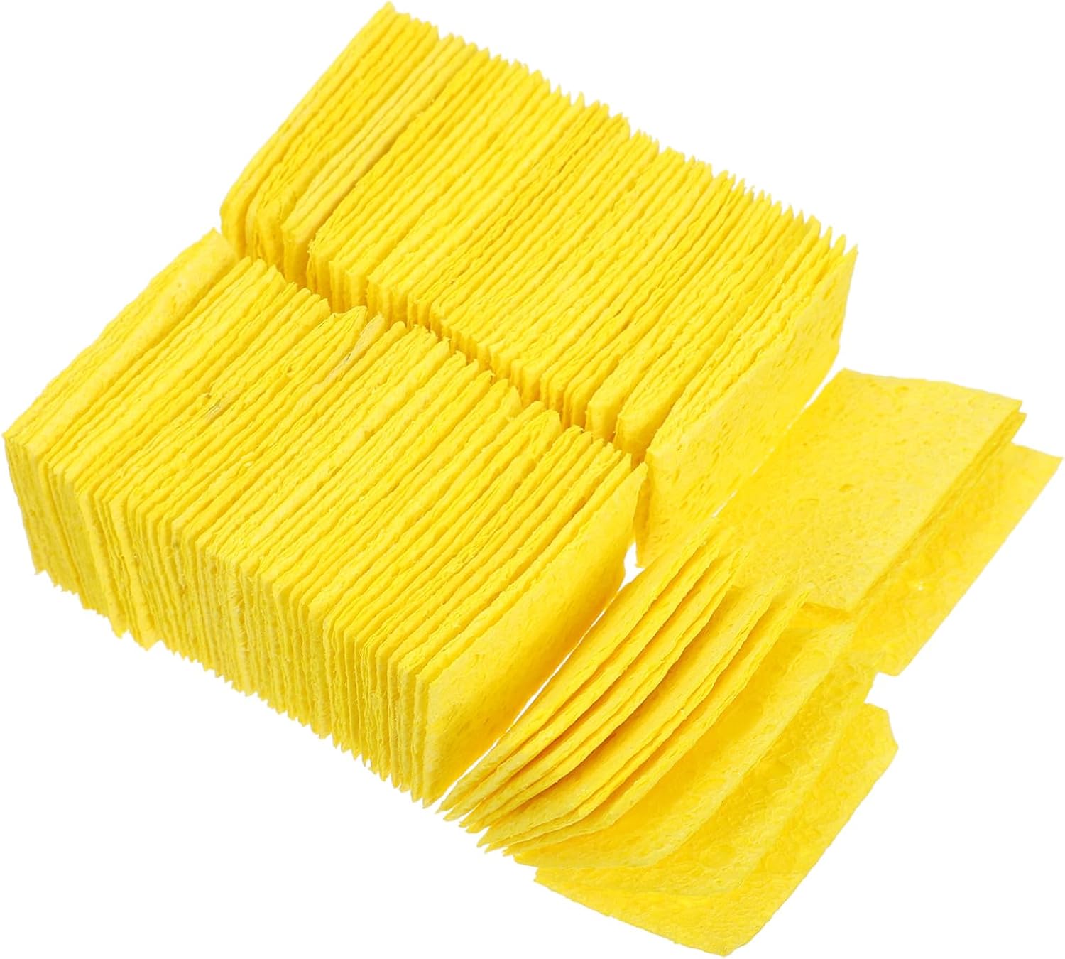 100pcs Soldering Sponge Cleaning Pads for Soldering Iron Tips