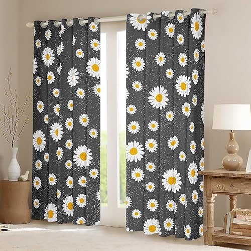 Miniatura 3 de Cortinas opacas florales bohemias de 84 x 63 pulgadas, cortinas románticas de flores de jardín, cortinas y cortinas de ventana botánicas de plantas