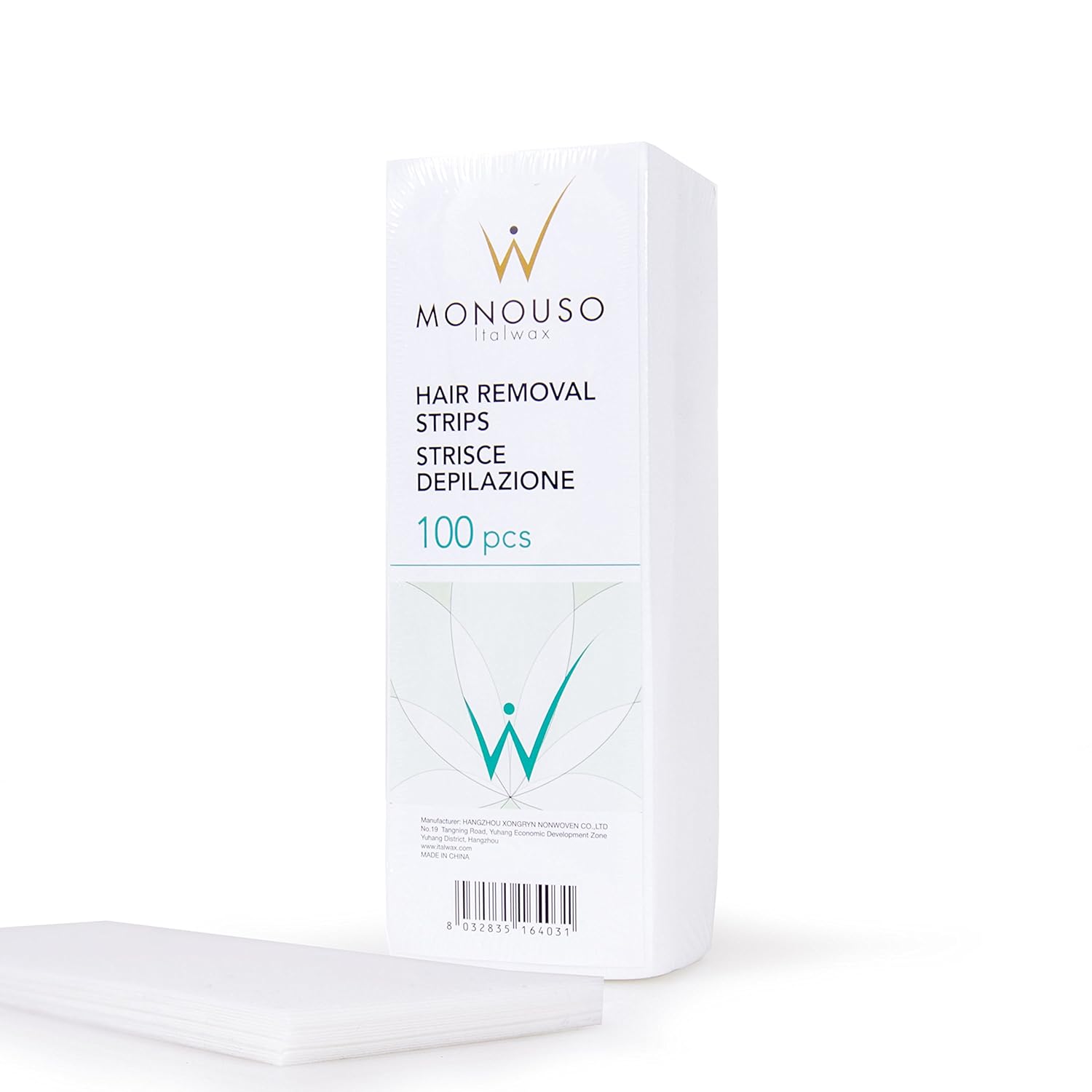 Italwax Monouso Hair Removal Depilation Strips 100Pcs