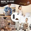 Externer verstellbarer manuelle kaffeemühle Mini Manuelle eitgemäßem Kegelmahlwerk aus Keramik Kaffeemühle 40-Stufige einstellung geeignet für Aeropress Pour over Moka