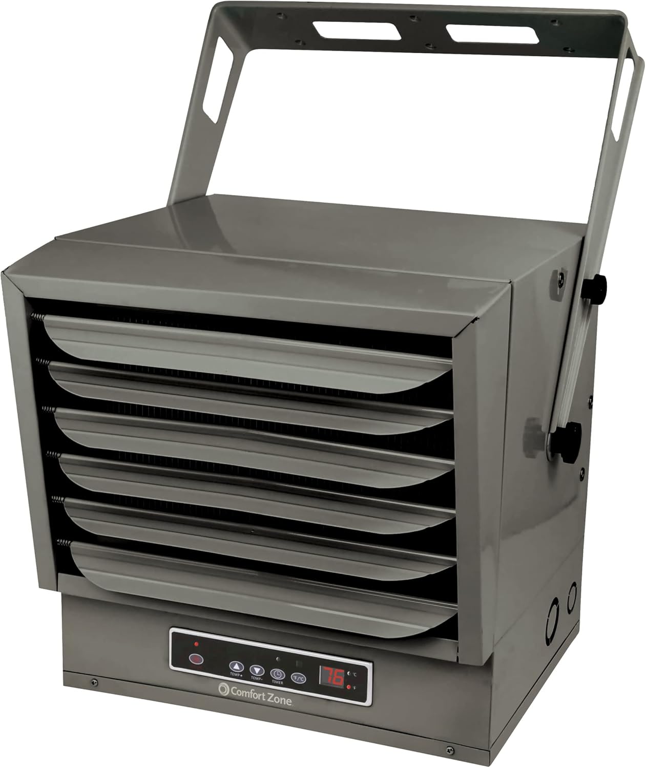 Crazy Deals Comfort Zone CZ260ER Ceiling-Mounted High-Output 10,000-Watt Fan-Forced Industrial Heater with Digital Thermostat and Remote Control Creative Product Comfort Zone CZ260ER Ceiling-Mounted High-Output 10,000-Watt Fan-Forced Industrial Heater with Digital Thermostat and Remote Control