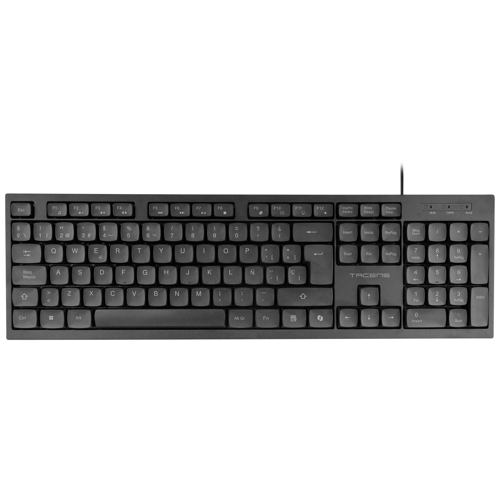 TACENS ANIMA AK02, Full PC Keyboard, Compact Format, Low Profile Silent Keys, SmartKey Copilot AI, Windows|Linux|Mac |PS4|PS5|XBOX ONE|XBOX SERIES X-S|Switch|Switch 2, Spanish