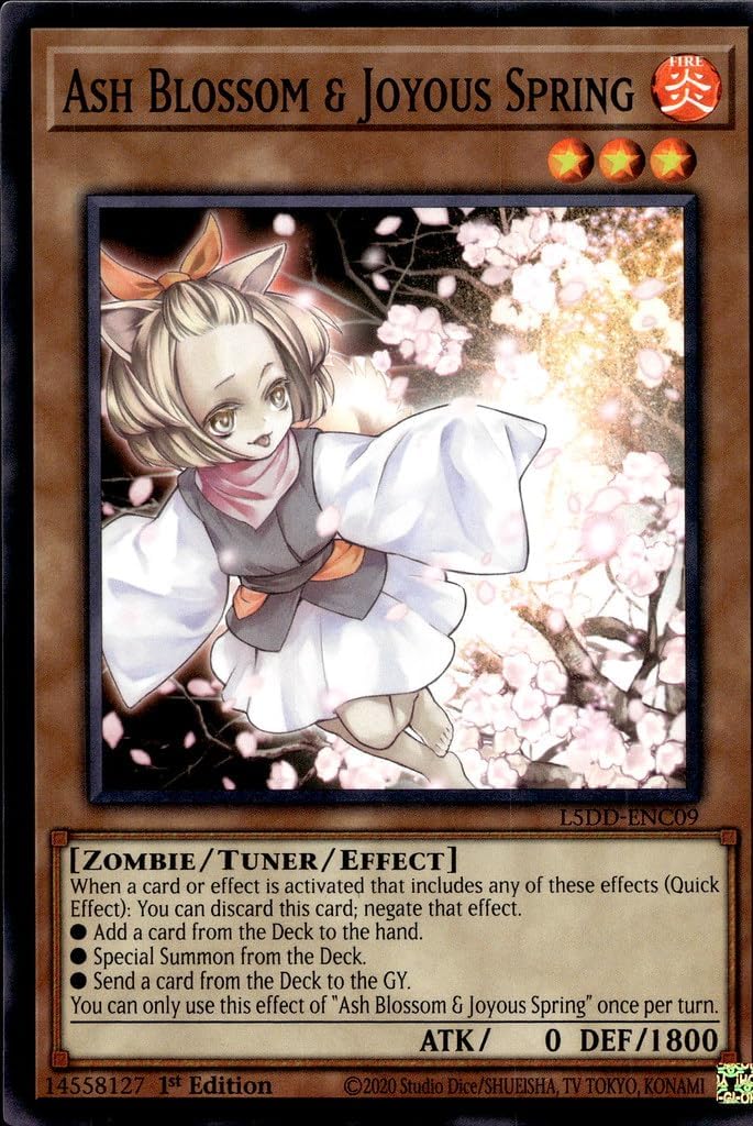 Ash Blossom & Joyous Spring (L5DD-ENC09) - L5DD-ENC09 - Common - 1st Edition