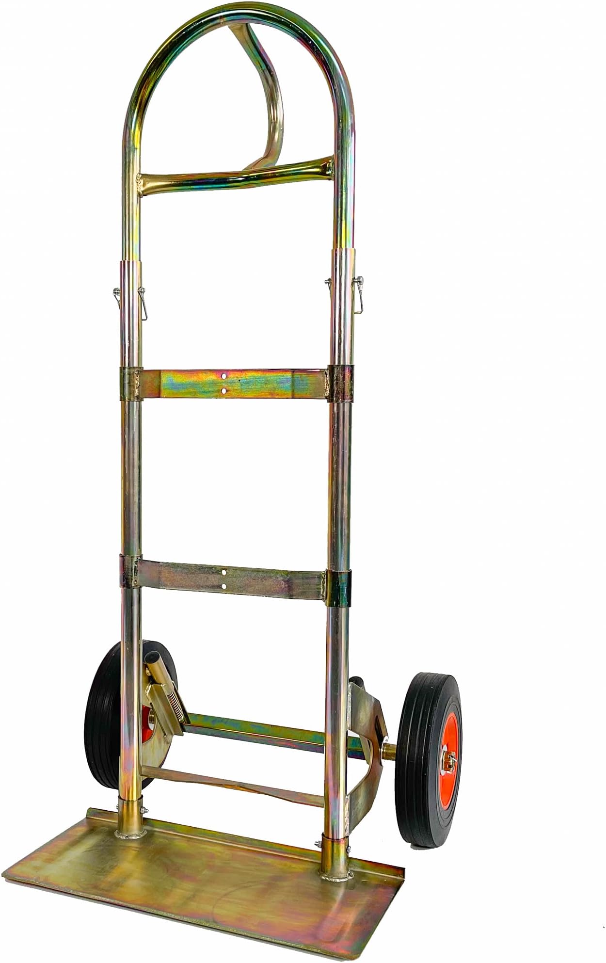 HAND TRUCK LIGHTWEIGHT FOLDING SACK TROLLEY PUNCTURE PROOF TYRES 300KG COMPACT PORTABLE TRUCK