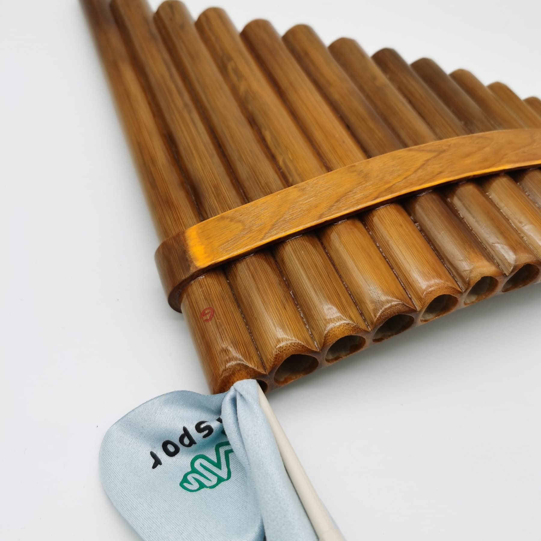 Panflöte Profi 15 Panflöte G Key Panflöte Bambus Dizi Flöte - Perfektes Instrument für Anfänger und Studenten (Rechtshänder)