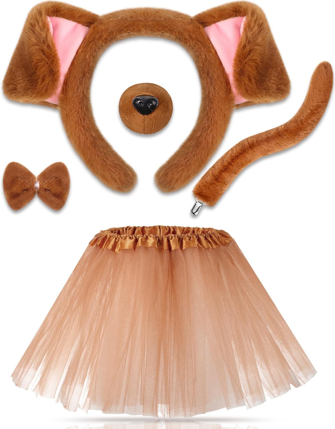 Disfraz de Perro para Halloween 5 Piezas Tutu para Mascota Acc