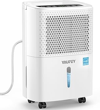 Yaufey 2026 Most Efficient Energy Star Dehumidifier for 2,000 Sq. Ft. Home, Basement and Large Room - Powerful, Quiet with Humidity Control, Timer, Drain Hose and Water Tank Yaufey 2026 Most Efficient Energy Star Dehumidifier for 2,000 Sq. Ft. Home, Basement and Large Room - Powerful, Quiet with Humidity Control, Timer, Drain Hose and Water Tank