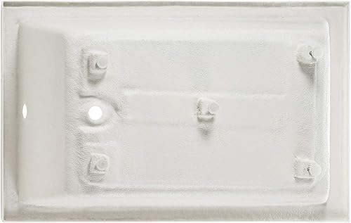 Miniatura 115 de Swiss Madison Voltaire - Bañera de alcoba de drenaje a mano izquierda de 60 x 30 pulgadas Bisque Brillante